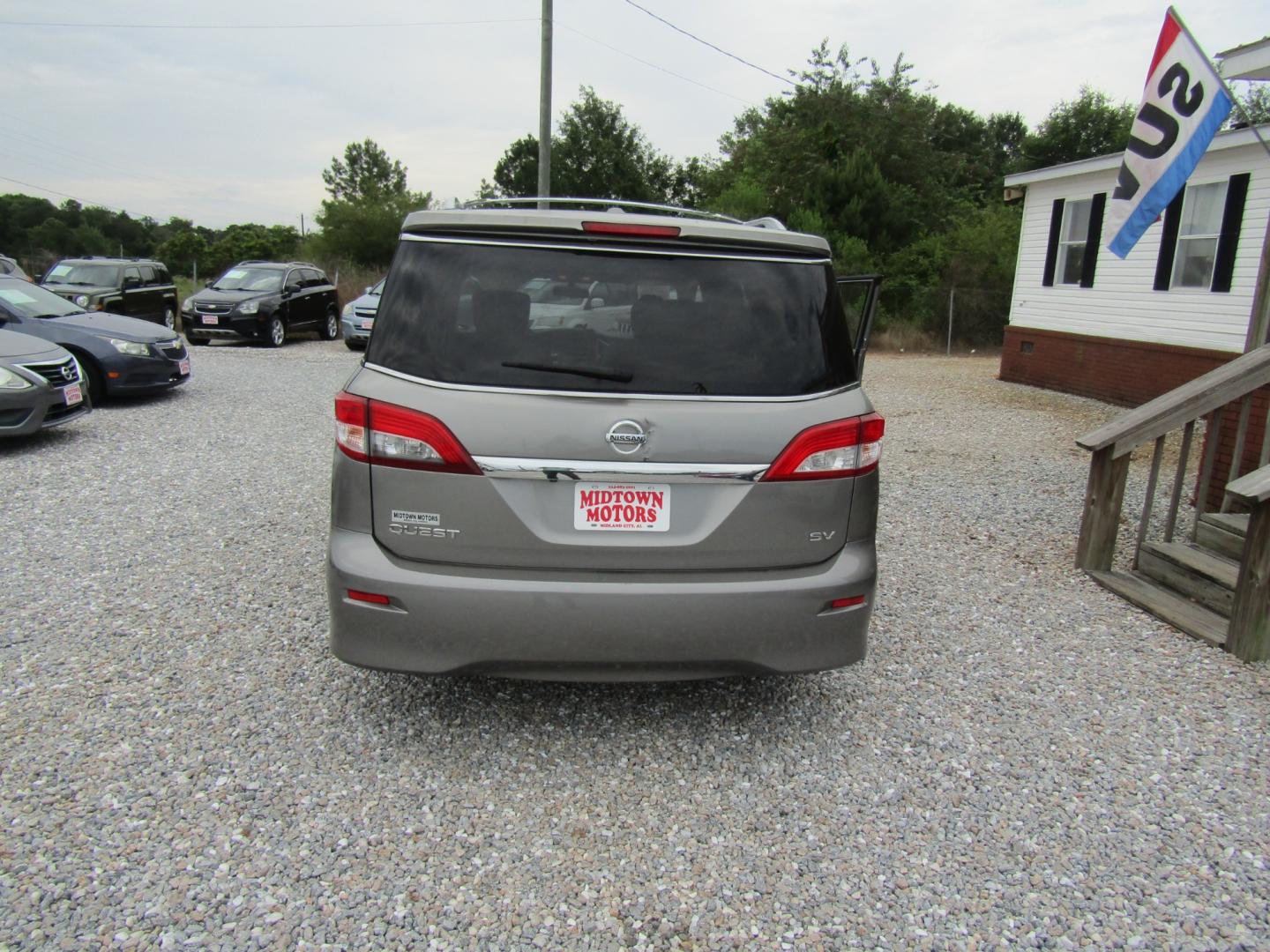 2013 Gray /Gray Nissan Quest 3.5 S (JN8AE2KPXD9) with an 3.5L V6 DOHC 24V engine, Automatic transmission, located at 15016 S Hwy 231, Midland City, AL, 36350, (334) 983-3001, 31.306210, -85.495277 - Photo#6